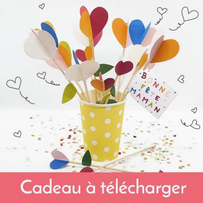 Printable  Les cartes de fête des mères à imprimer