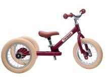 Draisienne-Tricycle acier vintage Rouge Mat - Trybike