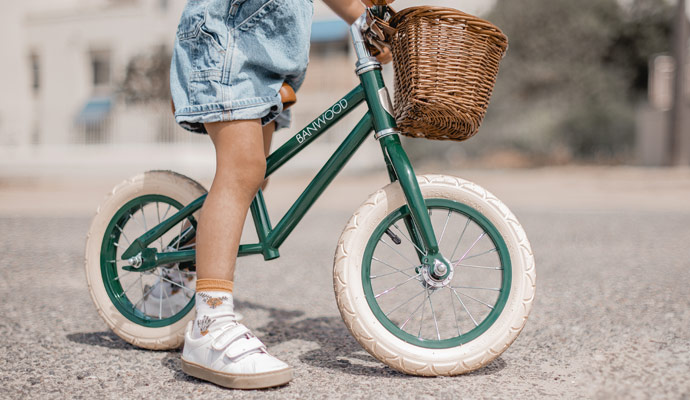 Mini-draisienne Pour Enfants Vélo D'apprentissage En Bois Rose