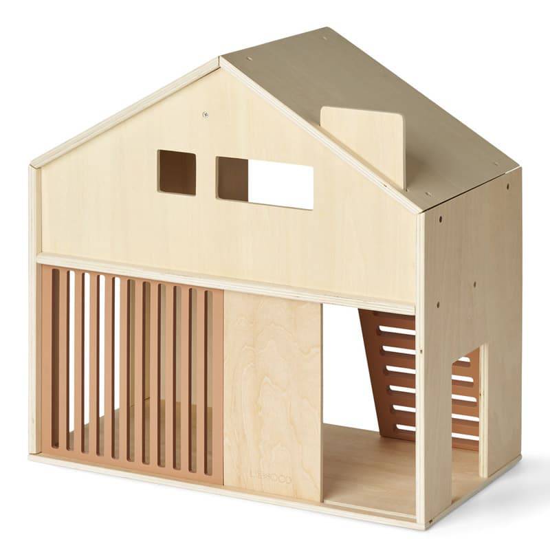 Maquette 3D en bois - Maison de Poupées 54 cm - Maquette - Achat & prix