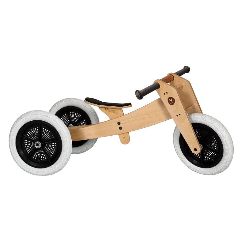 Tricycle draisienne 3-en-1 Classic en bois - Wishbone